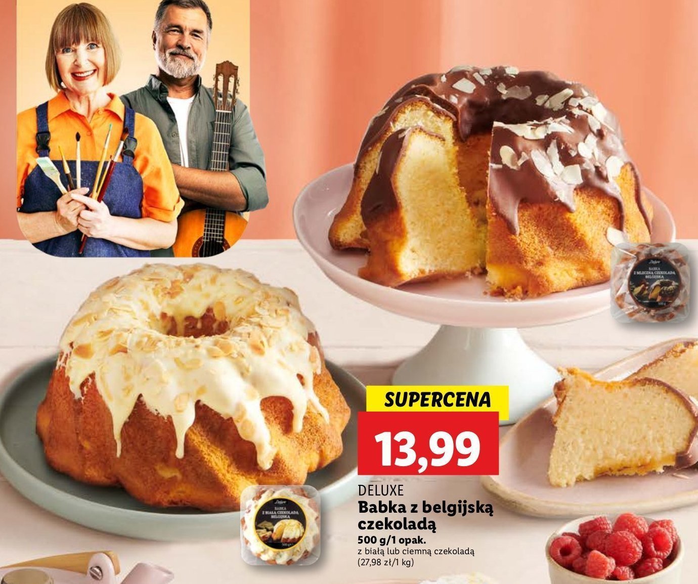 Babka z białą czekoladą Deluxe promocja w Lidl