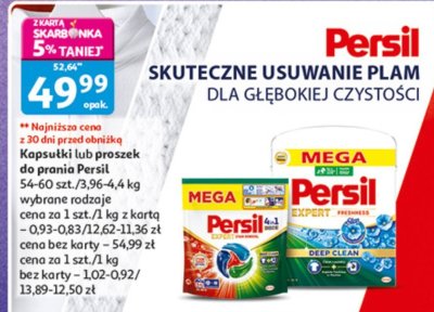 Kapsułki lub proszek do prania Persil promocja w Auchan