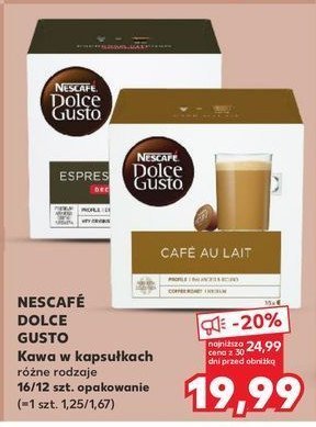 Kawa espresso Nescafe dolce gusto promocja