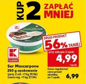 Mascarpone K-classic promocja