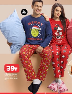 Piżama z licencją damska/męska (różne wzory) promocja w Netto