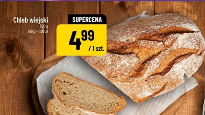 Chleb wiejski promocja w POLOmarket