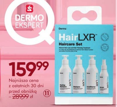 Peeling Dermz HairLXR promocja w Super-Pharm