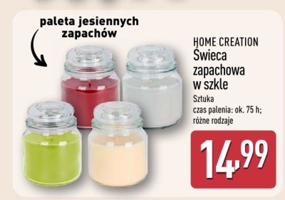 Świeca zapachowa w szkle  promocja w Aldi