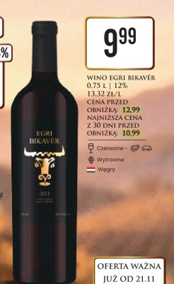 Wino Egri Bikavér promocja w Dino