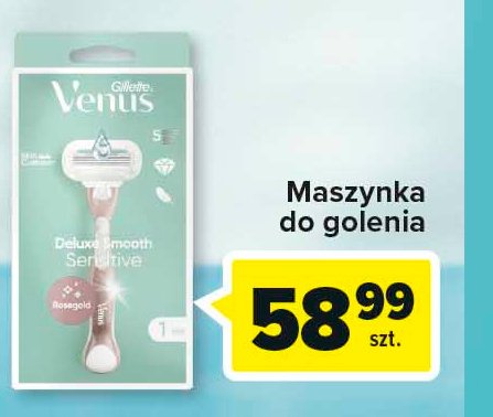 Maszynka do golenia extra smooth Gillette venus sensitive promocja