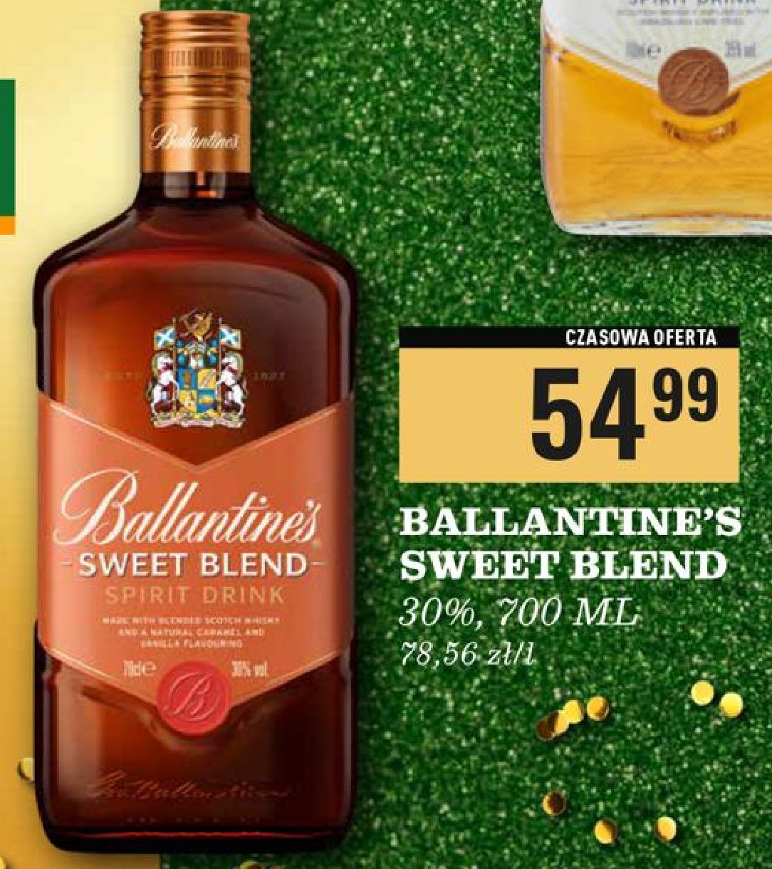 Whisky Ballantine's sweet blend promocja