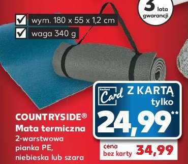 Mata termiczna 180 x 55 x 12 cm K-classic countryside promocja