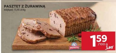 Pasztet z żurawina Indykpol promocja w Stokrotka