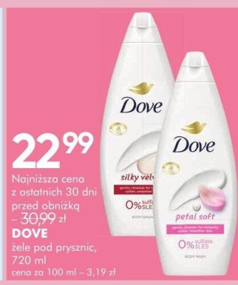 DOVE żele pod prysznic promocja w Super-Pharm