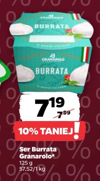 Ser burrata GRANAROLO promocja