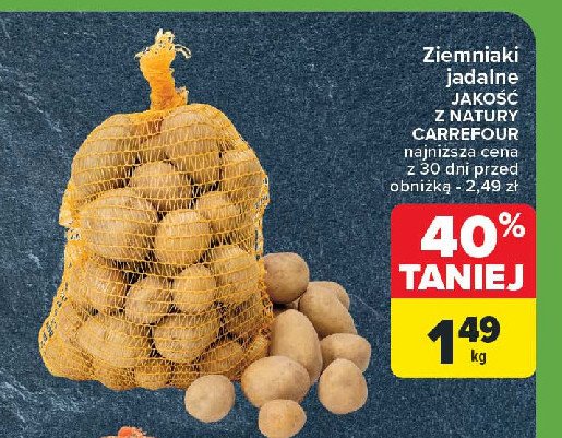 Ziemniaki Jakość z natury carrefour promocja