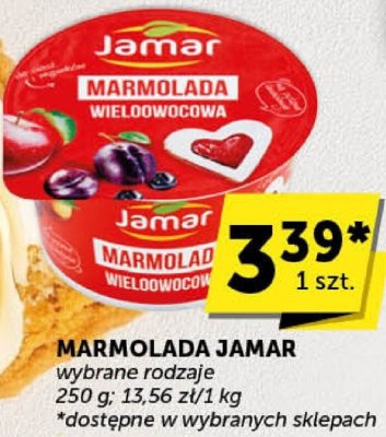 Marmolada Jamar wybrane rodzaje promocja w ABC