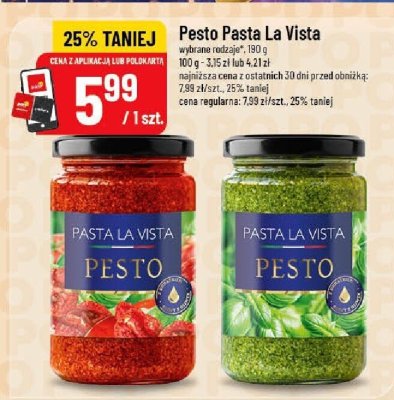 Pesto Pasta La Vista promocja w POLOmarket