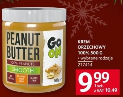 Krem orzechowy Peanut Butter Go On 100% 500g wybrane rodzaje promocja w Selgros