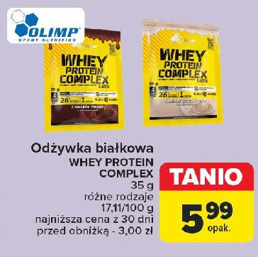 Odżywka białkowa ciastko z kremem Olimp sport nutrition whey protein complex 100% promocja