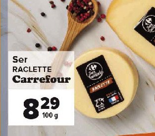 Ser raclette Carrefour promocja