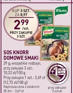 Sos do pieczeni ciemny Knorr domowe smaki promocja