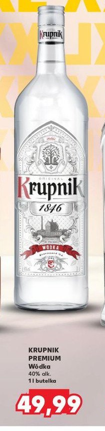Wódka Krupnik vodka promocja w Kaufland