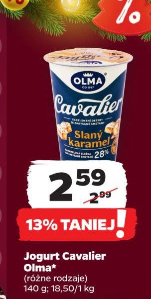 Deser słony karmel Olma cavalier promocja w Netto