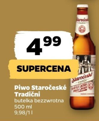 Piwo Staročeské Tradiční promocja w Netto