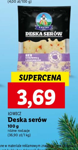 Ser z papryk膮 i czosnkiem 艁owicz 1906 promocja
