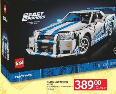 Klocki LEGO TECHNIC 42210 Nissan Skyline GT-R (R34) promocja w Selgros