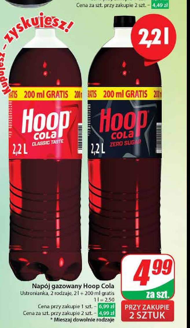 Napoj Hoop cola promocja