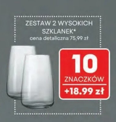 Szklanki wysokie promocja w Intermarche