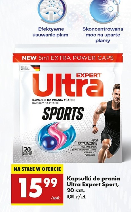 Kapsułki do prania sports Ultra expert promocja