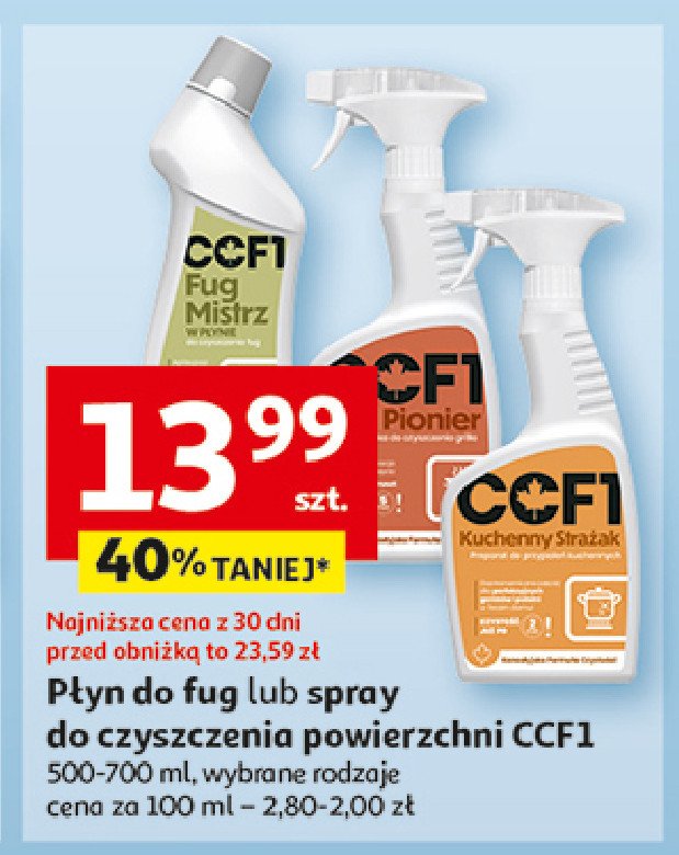 Płyn do czyszczenia fug Ccf1 promocja