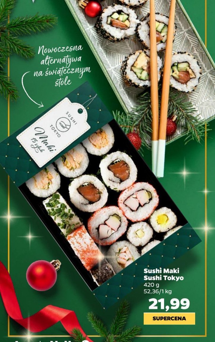 Sushi maki Tokyo sushi promocja w Netto