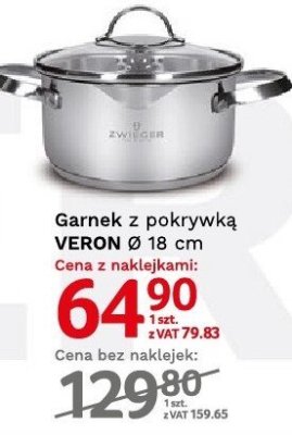 Garnek z pokrywką Veron Zwieger promocja w Selgros