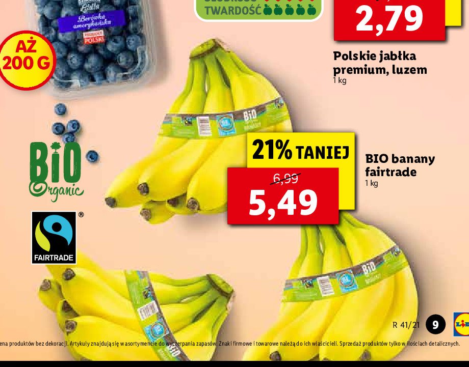 Banany fair trade promocja