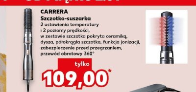 Szczotko-suszarka 2 ustawienia temperatury i 2 poziomy prędkości promocja w Kaufland