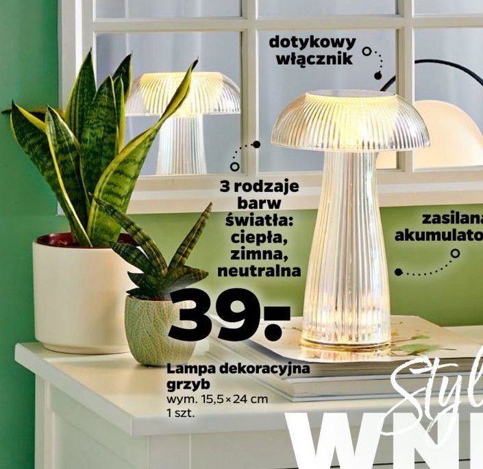 Lampa dekoracyjna promocja w Netto