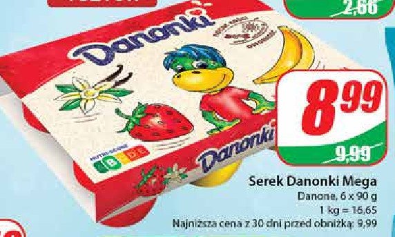 Serek truskawka-wanilia Danonki promocja