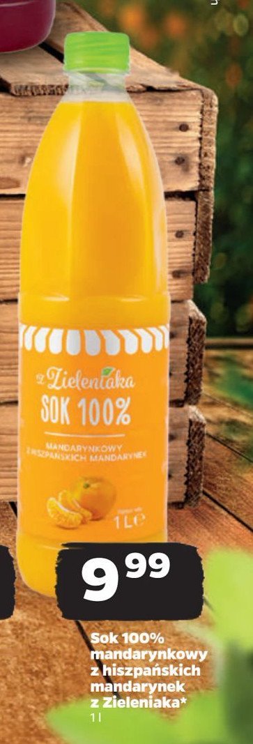 Sok mandarynkowy Z ZIELENIAKA NETTO promocja