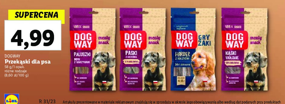 Harder z dziczyzny DOGWAY DENT X promocja
