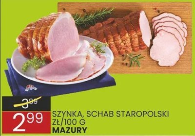 Szynka, schab staropolski Mazury promocja w Wafelek