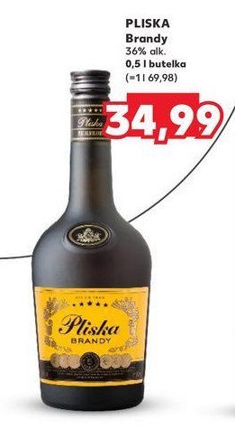 Brandy Pliska promocja w Kaufland