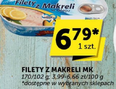 Filety z makreli MK promocja w Euro Sklep