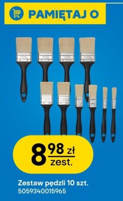 Zestaw pędzli 10 szt. promocja w Castorama