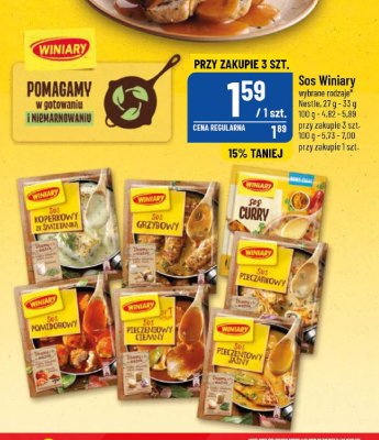 Sos curry Winiary promocja