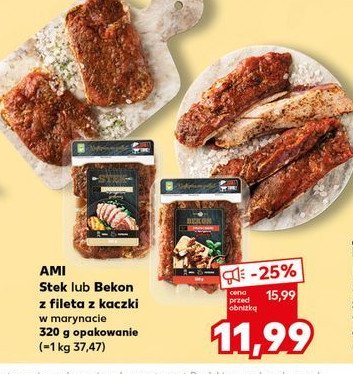 Bekon z fileta z kaczki w marynacie Ami promocja