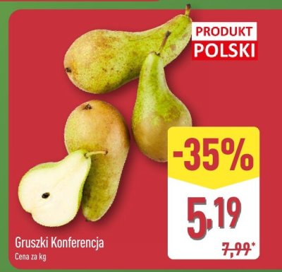 Gruszki Konferencja promocja w Aldi