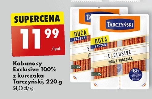 Kabanosy z kurczaka Tarczyński exclusive promocja