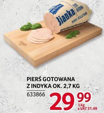 Pierś gotowana z indyka Indykpol ok. 2,7kg promocja w Selgros