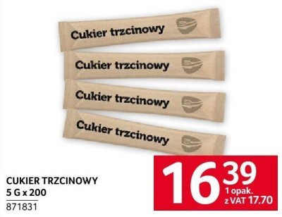 Cukier trzcinowy 5 G x 200 economy promocja w Selgros