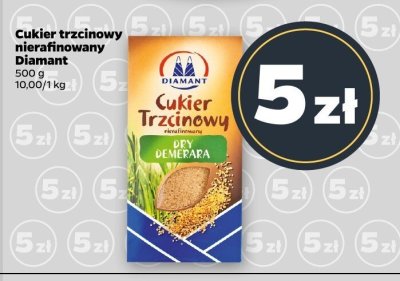 Cukier trzcinowy nierafinowany Diamant promocja